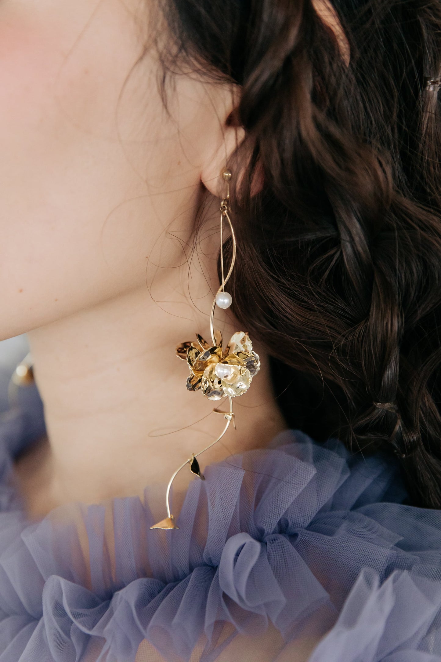 cocone ウェディング ブライダルアクセサリー イヤリング [ AM-174 ]【結婚式 ピアス イヤリング】