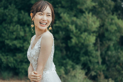 cocone ウェディング ブライダルアクセサリー イヤリング [ AM-174 ]【結婚式 ピアス イヤリング】