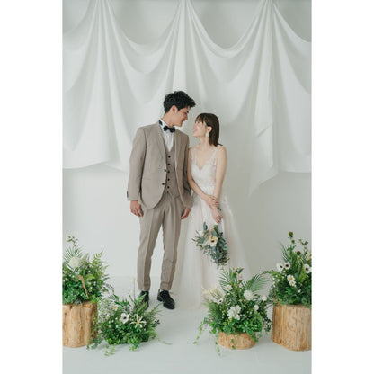 Amelie flower ブライダルアクセサリー ウェディングアクセサリーイヤリング [ AM-175 ]【結婚式 ピアス イヤリング】