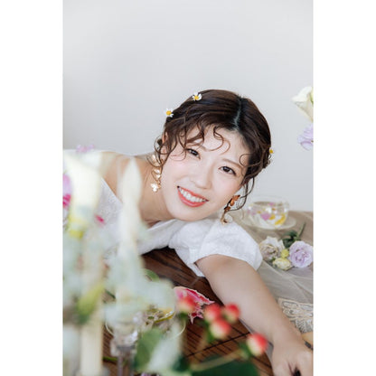 Helena morpho ブライダルアクセサリー ウェディングアクセサリーピアス/ イヤリング [ AM-177 ]【結婚式 ピアス イヤリング】