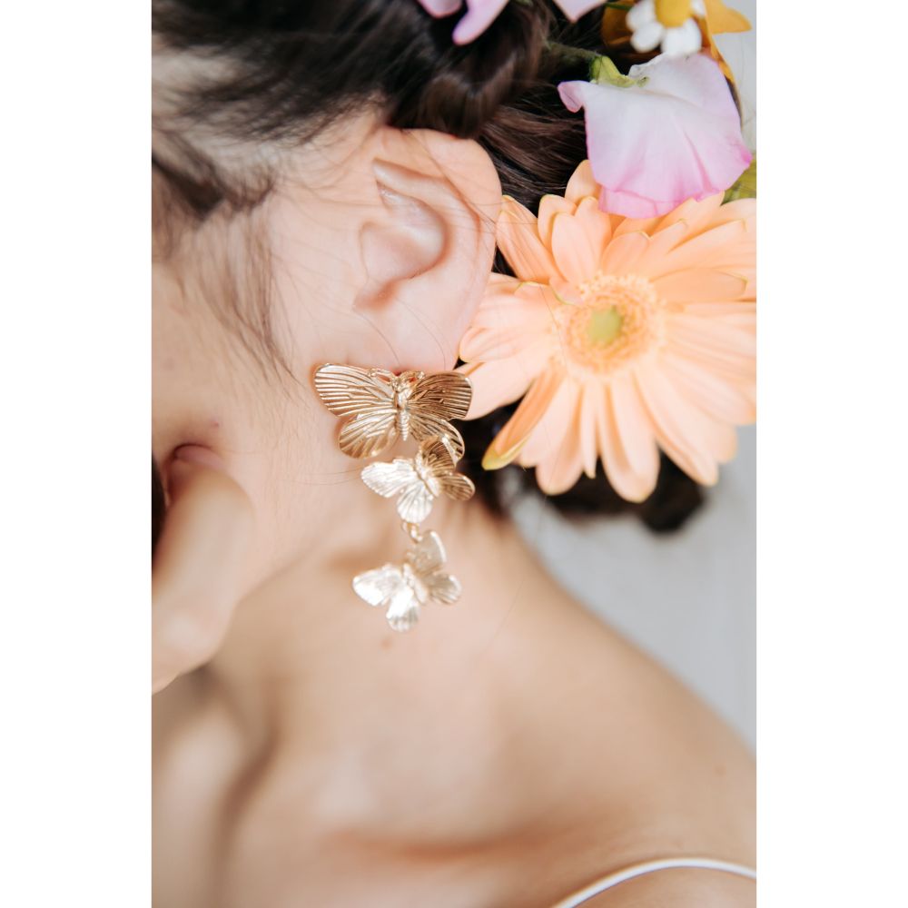 Helena morpho ブライダルアクセサリー ウェディングアクセサリーピアス/ イヤリング [ AM-177 ]【結婚式 ピアス イヤリング】