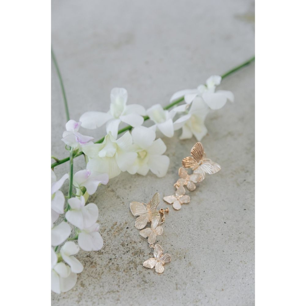 Helena morpho ブライダルアクセサリー ウェディングアクセサリーピアス/ イヤリング [ AM-177 ]【結婚式 ピアス イヤリング】