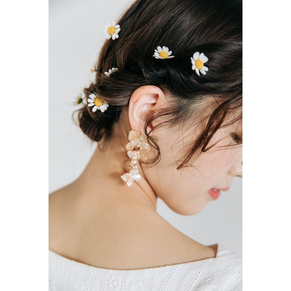 Helena morpho ブライダルアクセサリー ウェディングアクセサリーピアス/ イヤリング [ AM-177 ]【結婚式 ピアス イヤリング】