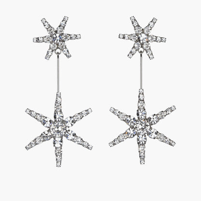 【ピアス・イヤリング】star pierce ウェディング ブライダルアクセサリー ピアス / イヤリング [ AM-37 ]【結婚式　ピアス　イヤリング】