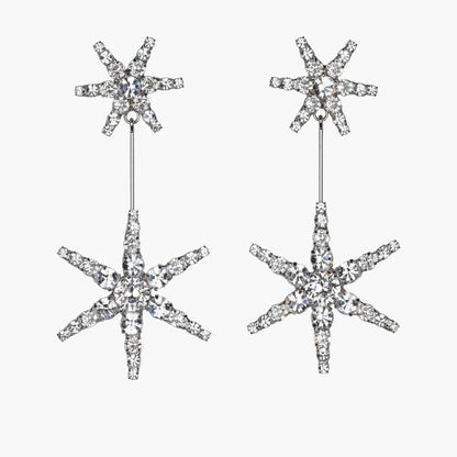 【ピアス・イヤリング】star pierce ウェディング ブライダルアクセサリー ピアス / イヤリング [ AM-37 ]【結婚式 ピアス イヤリング】
