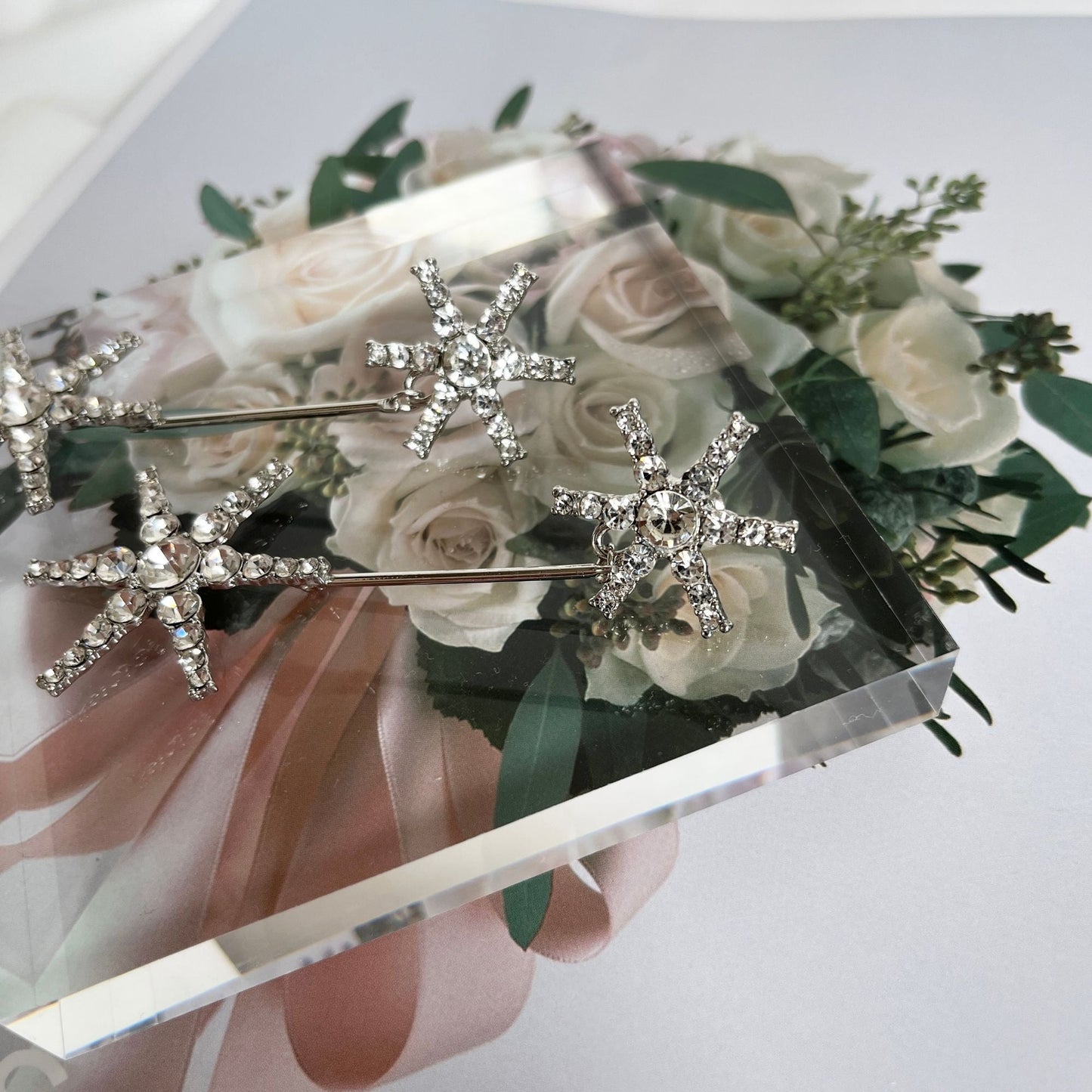 【ピアス・イヤリング】star pierce ウェディング ブライダルアクセサリー ピアス / イヤリング [ AM-37 ]【結婚式 ピアス イヤリング】