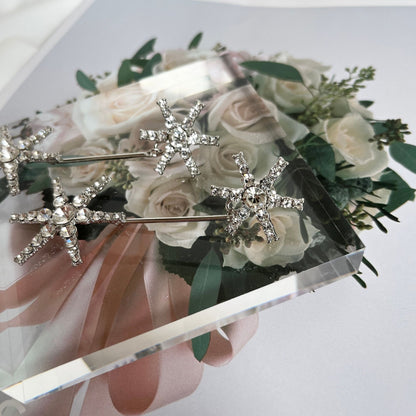 【ピアス・イヤリング】star pierce ウェディング ブライダルアクセサリー ピアス / イヤリング [ AM-37 ]【結婚式 ピアス イヤリング】