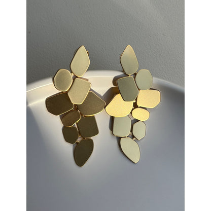 【ピアス・イヤリング】coretto leaf ウェディング ブライダルアクセサリー ピアス / イヤリング [ AM-59 ]【結婚式 ピアス イヤリング】