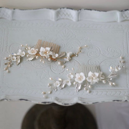 sherry flower ヘッドドレス ウェディング ブライダルアクセサリー [ AM-61 ]【結婚式 ヘアアクセサリー】