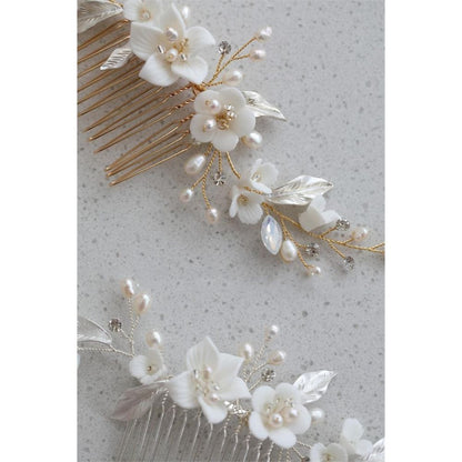 sherry flower ヘッドドレス ウェディング ブライダルアクセサリー [ AM-61 ]【結婚式 ヘアアクセサリー】