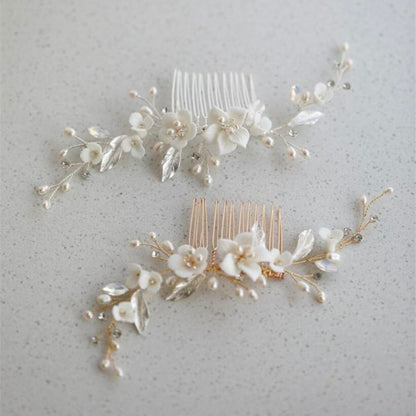 sherry flower ヘッドドレス ウェディング ブライダルアクセサリー [ AM-61 ]【結婚式 ヘアアクセサリー】