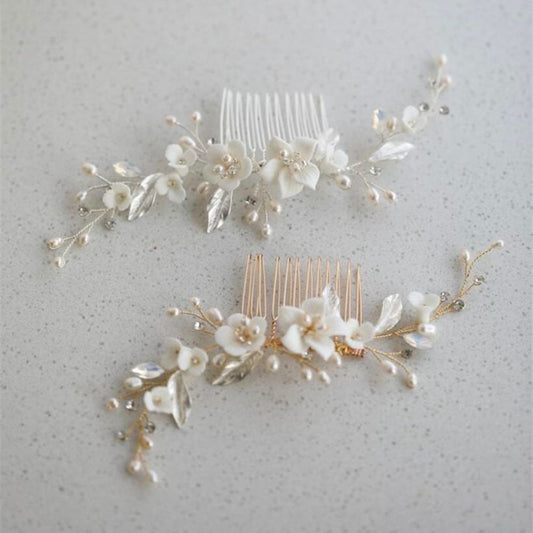 sherry flower ヘッドドレス ウェディング ブライダルアクセサリー [ AM-61 ]【結婚式 ヘアアクセサリー】