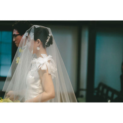 sherry flower ヘッドドレス ウェディング ブライダルアクセサリー [ AM-61 ]【結婚式 ヘアアクセサリー】