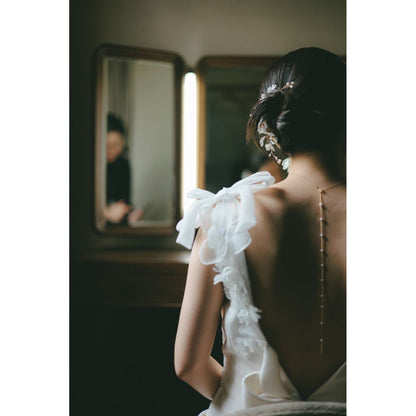 sherry flower ヘッドドレス ウェディング ブライダルアクセサリー [ AM-61 ]【結婚式 ヘアアクセサリー】