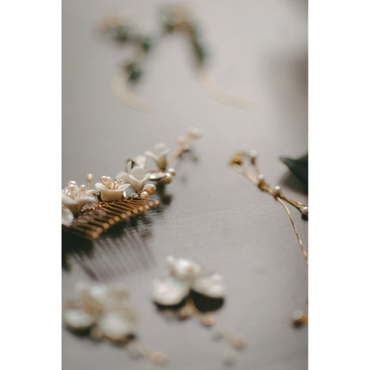 sherry flower ヘッドドレス ウェディング ブライダルアクセサリー [ AM-61 ]【結婚式 ヘアアクセサリー】