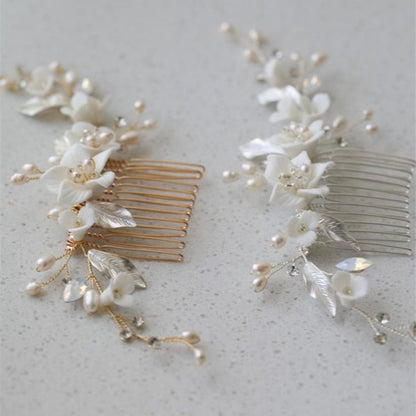 sherry flower ヘッドドレス ウェディング ブライダルアクセサリー [ AM-61 ]【結婚式 ヘアアクセサリー】