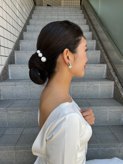 【ヘッドドレス】Jennifer perl 18本セット ヘッドドレス ブライダルアクセサリー ウェディング【ゴールド】 【結婚式　ヘアアクセサリー】