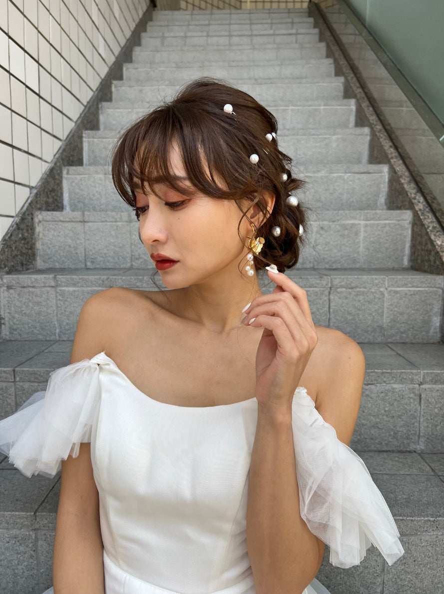 ヘッドドレス】Jennifer perl 18本セット ヘッドドレス ブライダルアクセサリー ウェディング【ゴールド】 【結婚式 ヘアアク – 結婚式 準備サイトCORDY（コーディ）