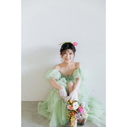 【ピアス・イヤリング】eleanor flower ウェディング ブライダルアクセサリー シルバー ピアス / イヤリング [ AM-70 ]【結婚式 ピアス イヤリング】