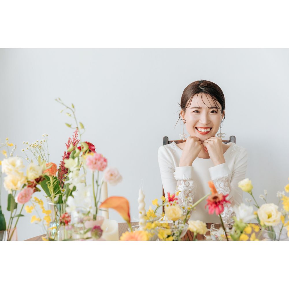 【ピアス・イヤリング】eleanor flower ウェディング ブライダルアクセサリー シルバー ピアス / イヤリング [ AM-70 ]【結婚式 ピアス イヤリング】