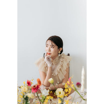 【ピアス・イヤリング】samantha flower ウエディングアクセサリー ピアス / イヤリング [ AM-71 ]【結婚式 ピアス イヤリング】