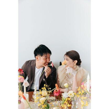 【ピアス・イヤリング】samantha flower ウエディングアクセサリー ピアス / イヤリング [ AM-71 ]【結婚式 ピアス イヤリング】