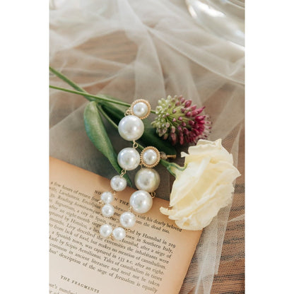 【ピアス・イヤリング】aubreu perl ウェディングアクセサリー ブライダル ピアス / イヤリング [ AM-73 ]【結婚式 ピアス イヤリング】