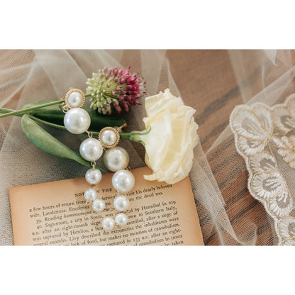 【ピアス・イヤリング】aubreu perl ウェディングアクセサリー ブライダル ピアス / イヤリング [ AM-73 ]【結婚式 ピアス イヤリング】