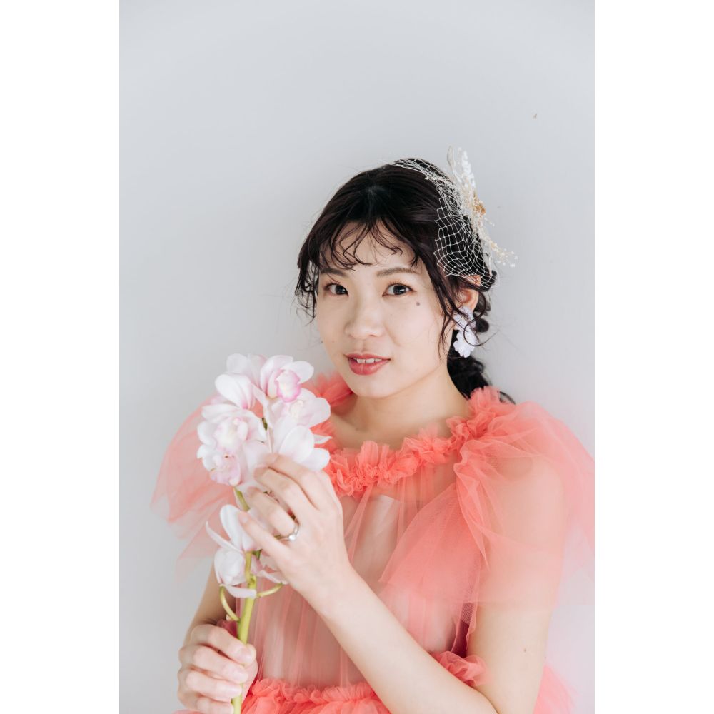 Addison flower ヘッドドレス ウェディング ブライダルアクセサリー [ AM-75 ]【結婚式 ヘアアクセサリー】