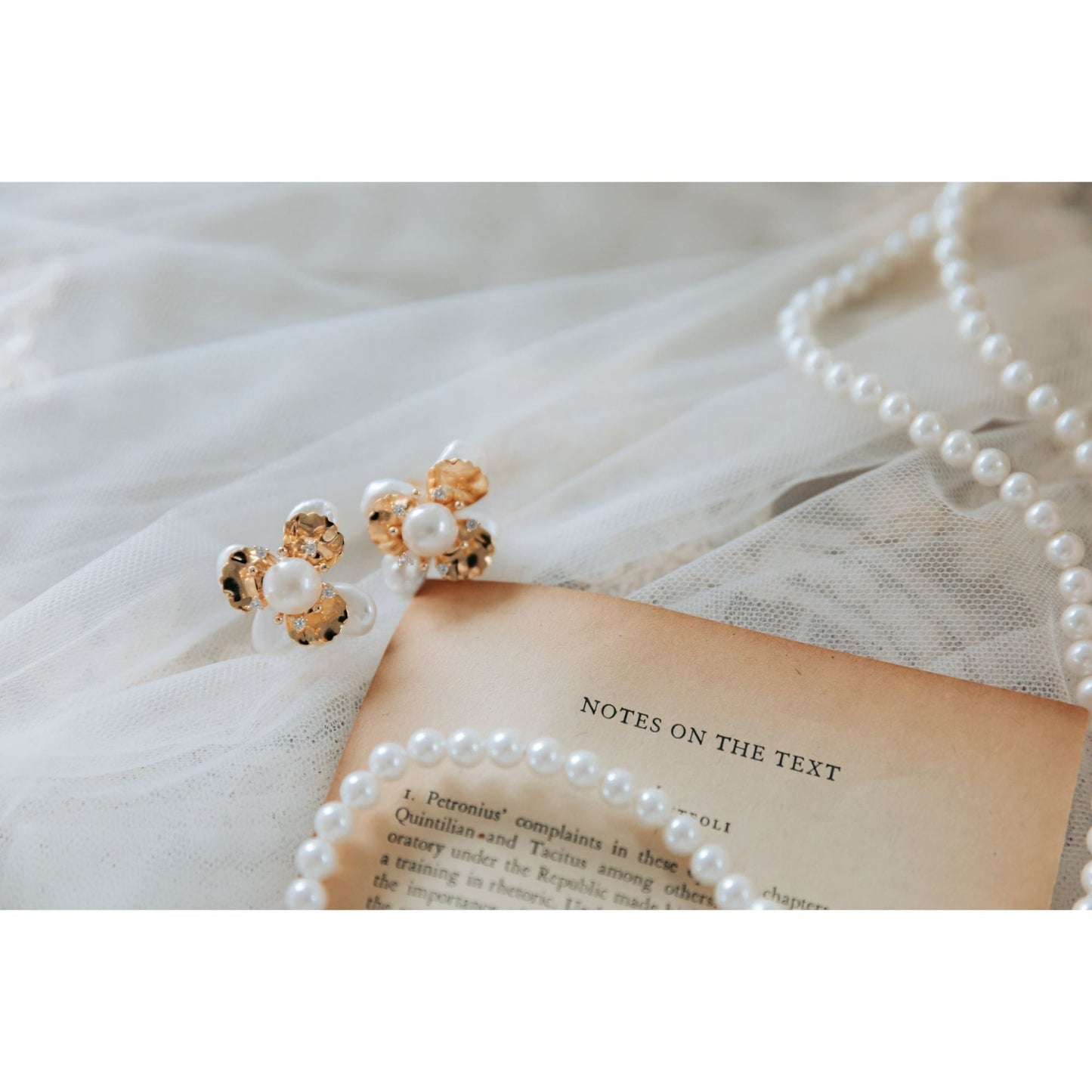 【イヤリング】Madeline flower ウェディングアクセサリー イヤリング [ AM-83 ]【結婚式 ピアス イヤリング】