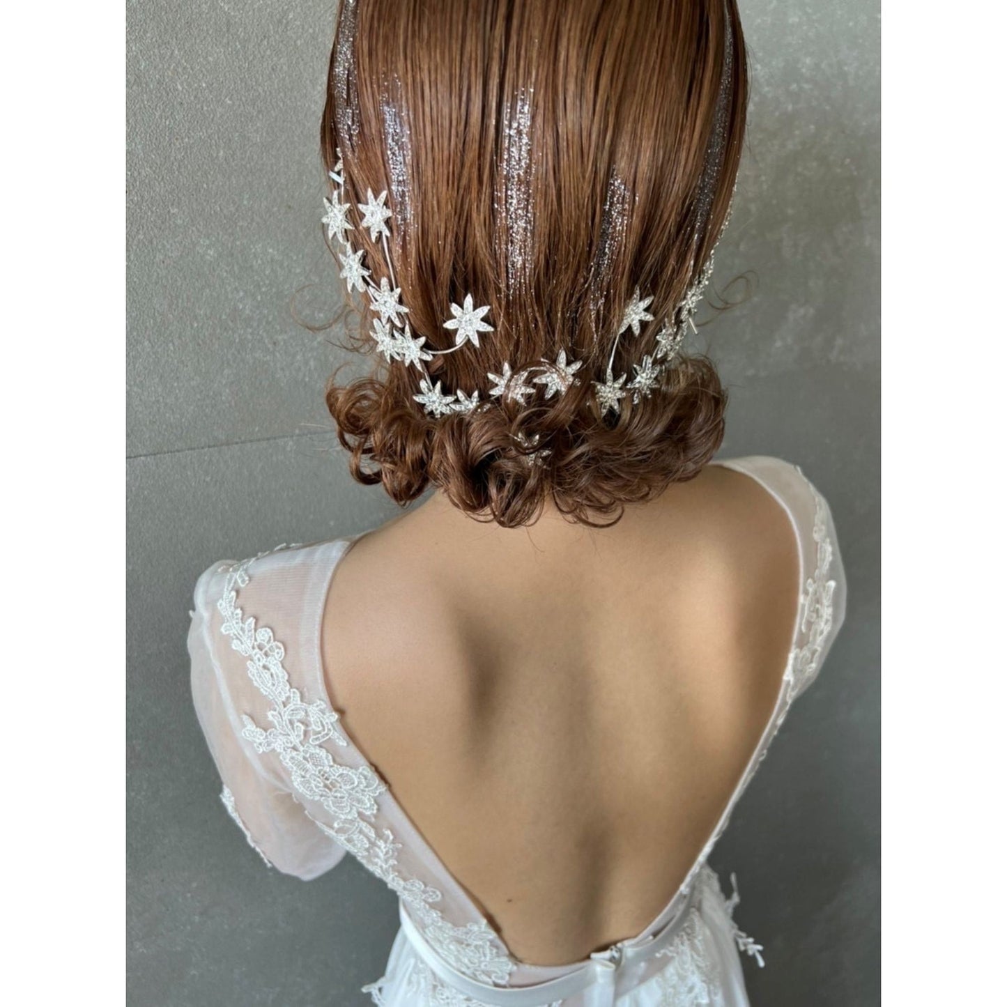 【ヘッドドレス】Abigail star ヘッドドレス ウェディング ブライダルアクセサリー [ AM-87 ]【結婚式　ヘアアクセサリー】