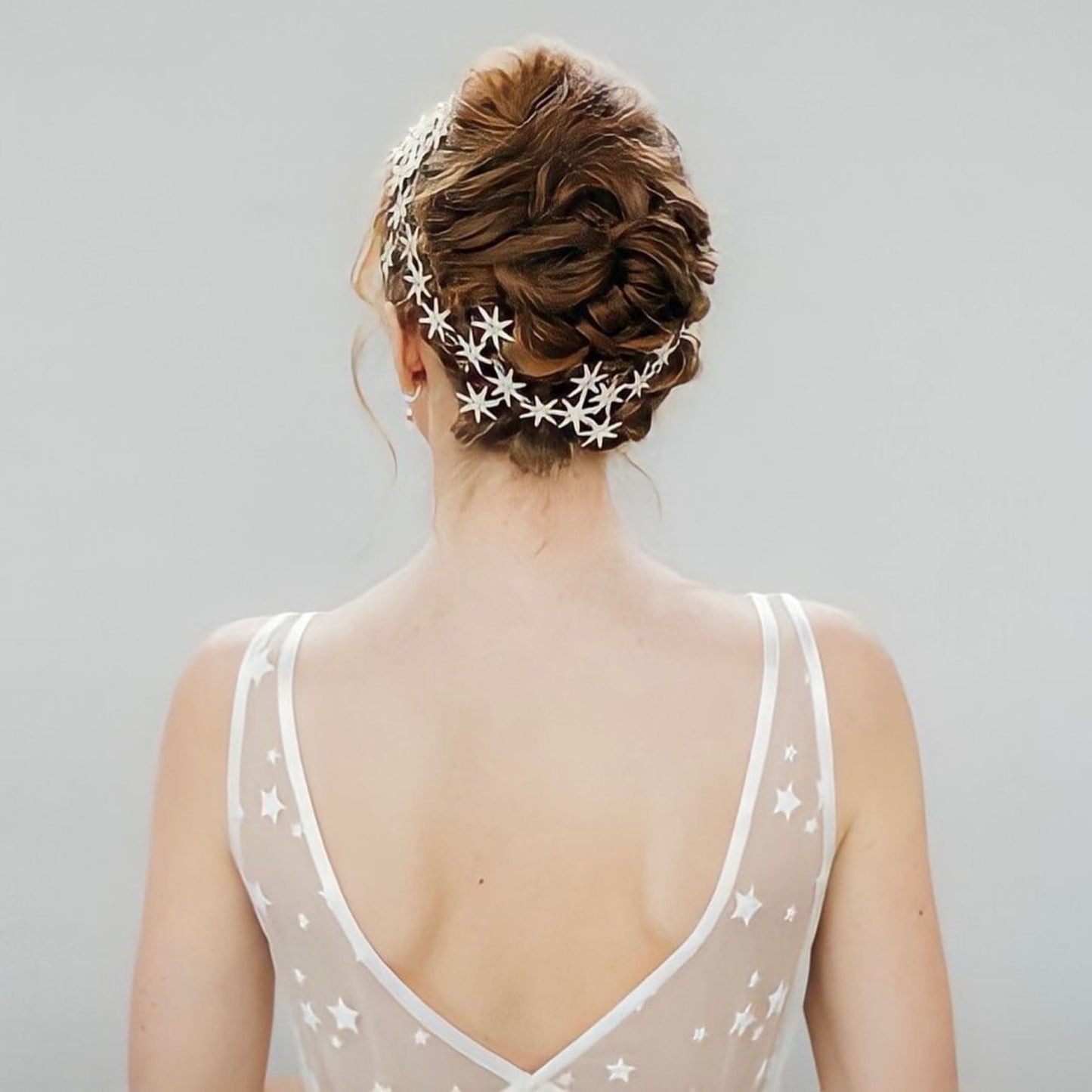 【ヘッドドレス】Abigail star ヘッドドレス ウェディング ブライダルアクセサリー [ AM-87 ]【結婚式 ヘアアクセサリー】