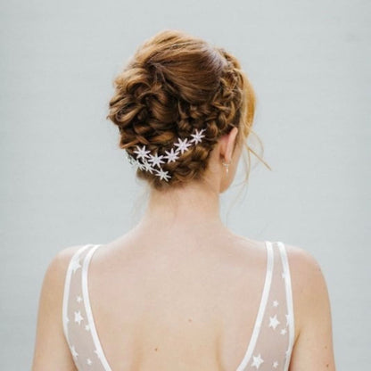 【ヘッドドレス】Abigail star ヘッドドレス ウェディング ブライダルアクセサリー [ AM-87 ]【結婚式 ヘアアクセサリー】