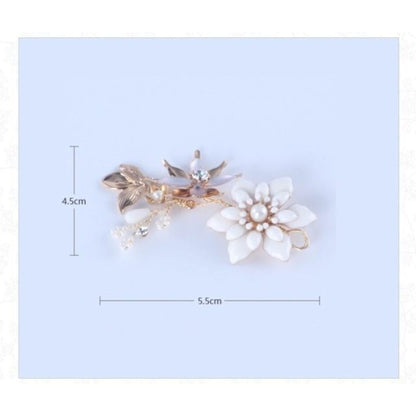 【ヘッドドレス】Bella flower 3本セット ヘッドドレス ウェディング ブライダルアクセサリー [ AM-93 ]【結婚式 ヘアアクセサリー】