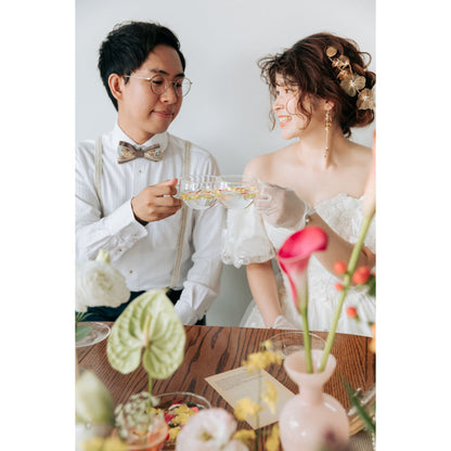 【ピアス・イヤリング】Brielle reef ブライダルアクセサリー ピアス / イヤリング ウェディング [ AM-96 ]【結婚式 ピアス イヤリング】