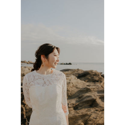 【ピアス・イヤリング】Brielle reef ブライダルアクセサリー ピアス / イヤリング ウェディング [ AM-96 ]【結婚式 ピアス イヤリング】