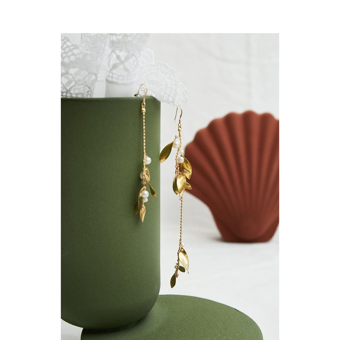 【ピアス・イヤリング】Brielle reef ブライダルアクセサリー ピアス / イヤリング ウェディング [ AM-96 ]【結婚式 ピアス イヤリング】