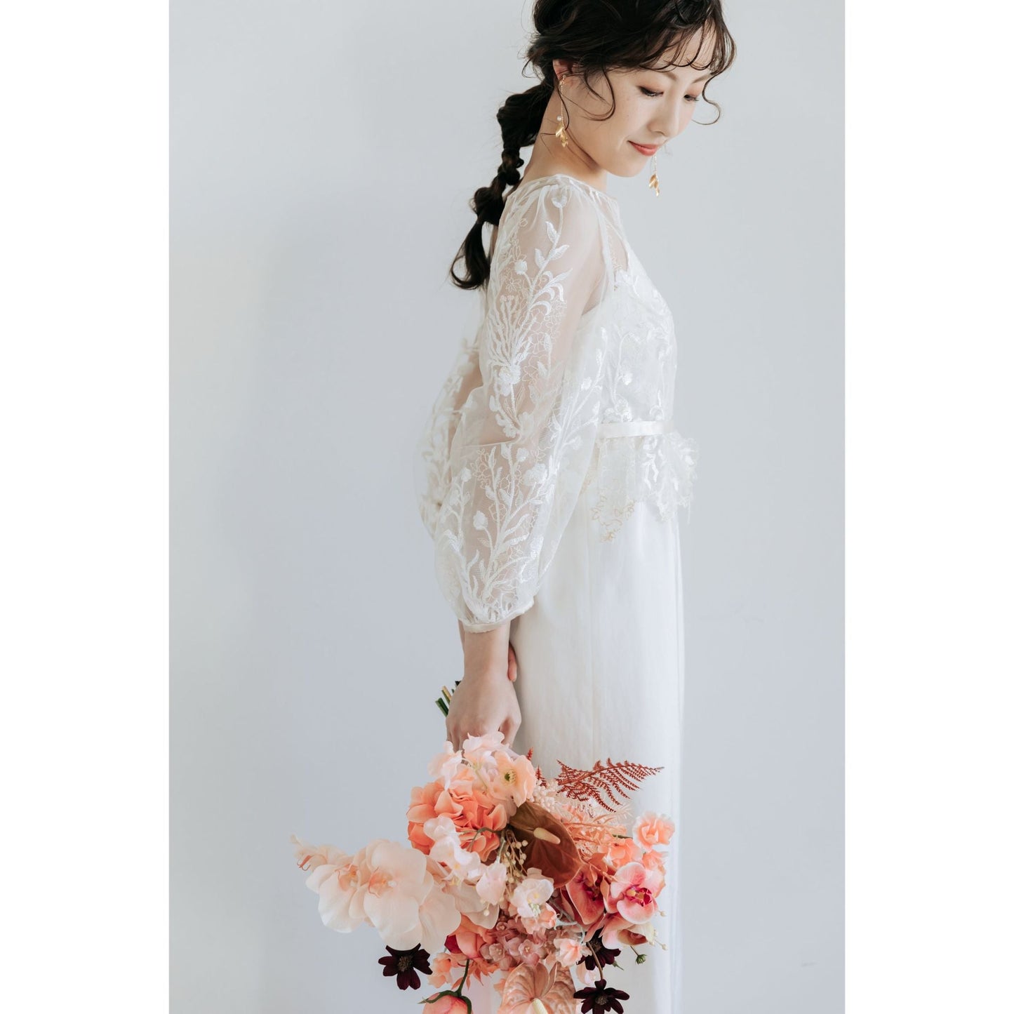 【ピアス・イヤリング】Brielle reef ブライダルアクセサリー ピアス / イヤリング ウェディング [ AM-96 ]【結婚式 ピアス イヤリング】