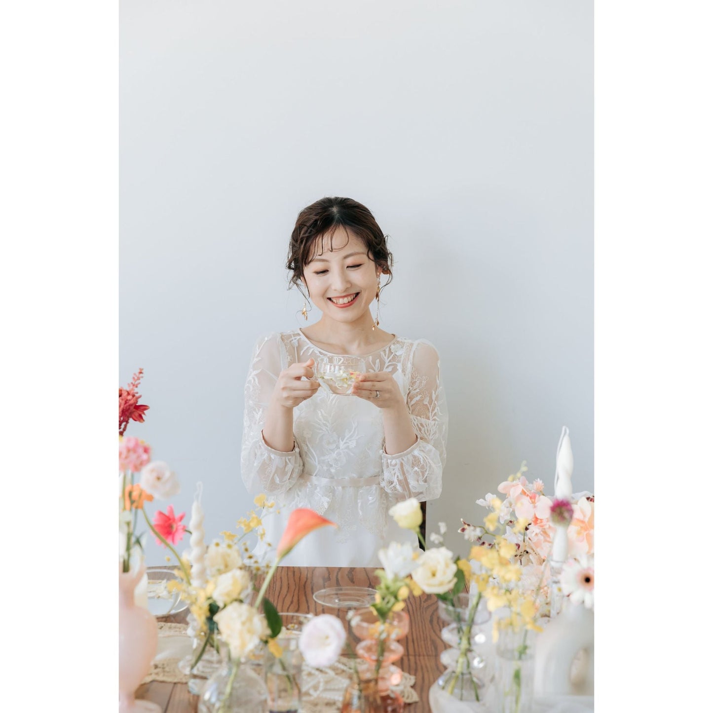 【ピアス・イヤリング】Brielle reef ブライダルアクセサリー ピアス / イヤリング ウェディング [ AM-96 ]【結婚式 ピアス イヤリング】