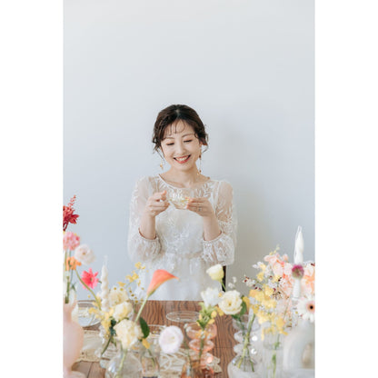 【ピアス・イヤリング】Brielle reef ブライダルアクセサリー ピアス / イヤリング ウェディング [ AM-96 ]【結婚式 ピアス イヤリング】