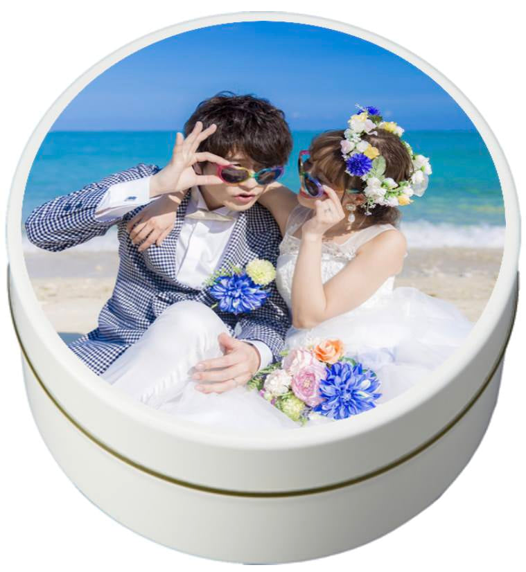 オリジナルデザイン紅茶缶【1ロット30缶】【結婚式・記念品・贈り物】