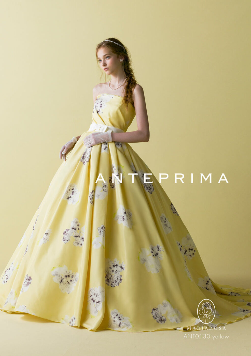 ANT0130ye【結婚式 カラードレス レンタル】