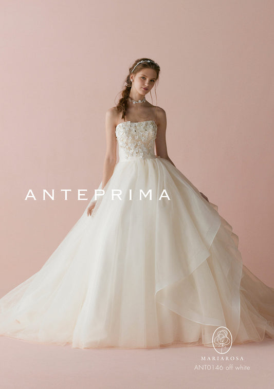 ANT0146ow【ウェディングドレス レンタル】