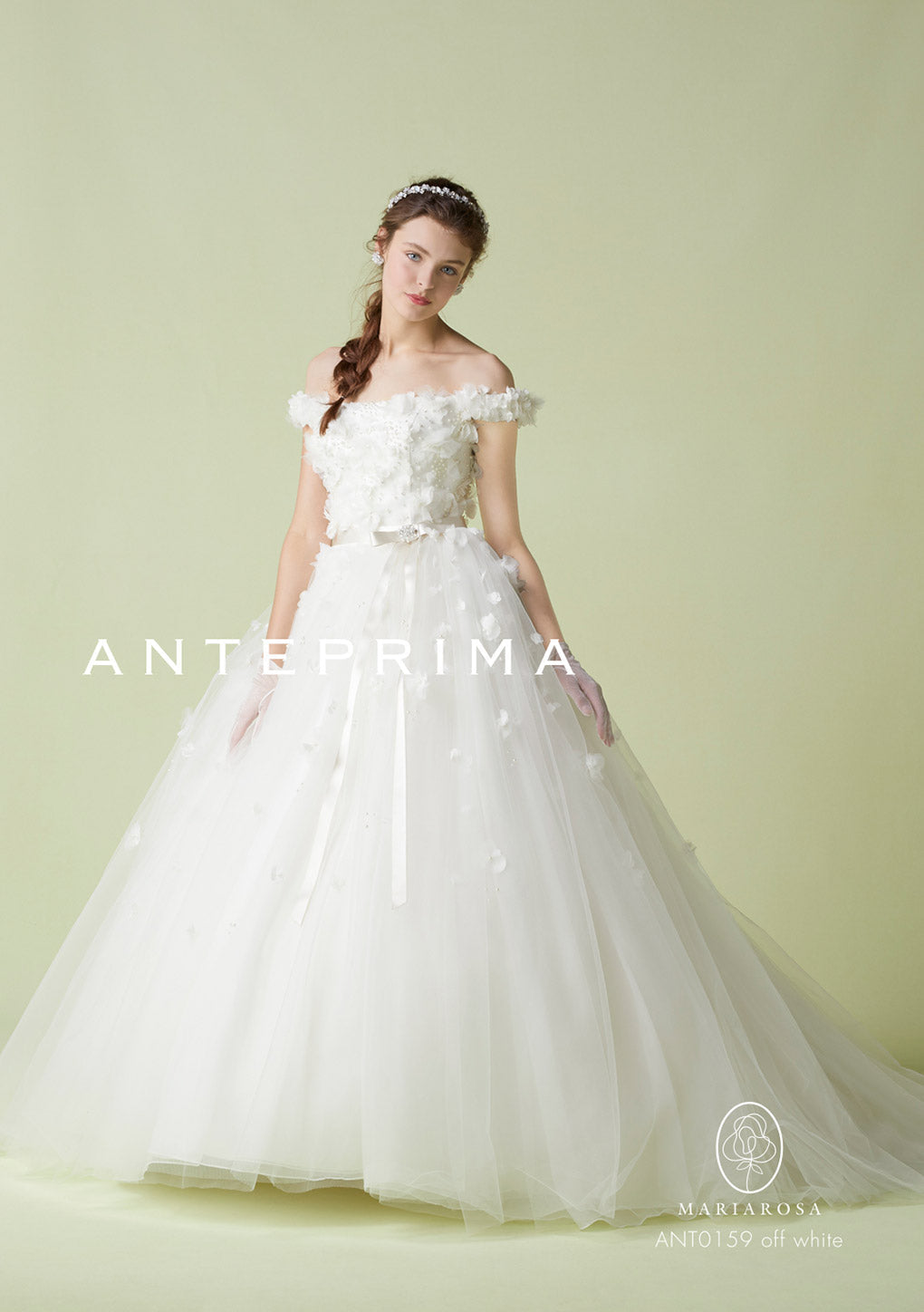 ANT0159ow【ウェディングドレス レンタル】