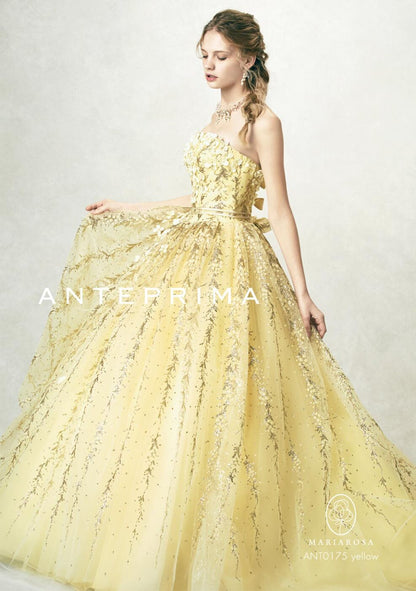 ANT0175ye【結婚式 カラードレス レンタル】