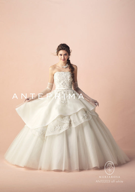 ANT0203ow【ウェディングドレス レンタル】