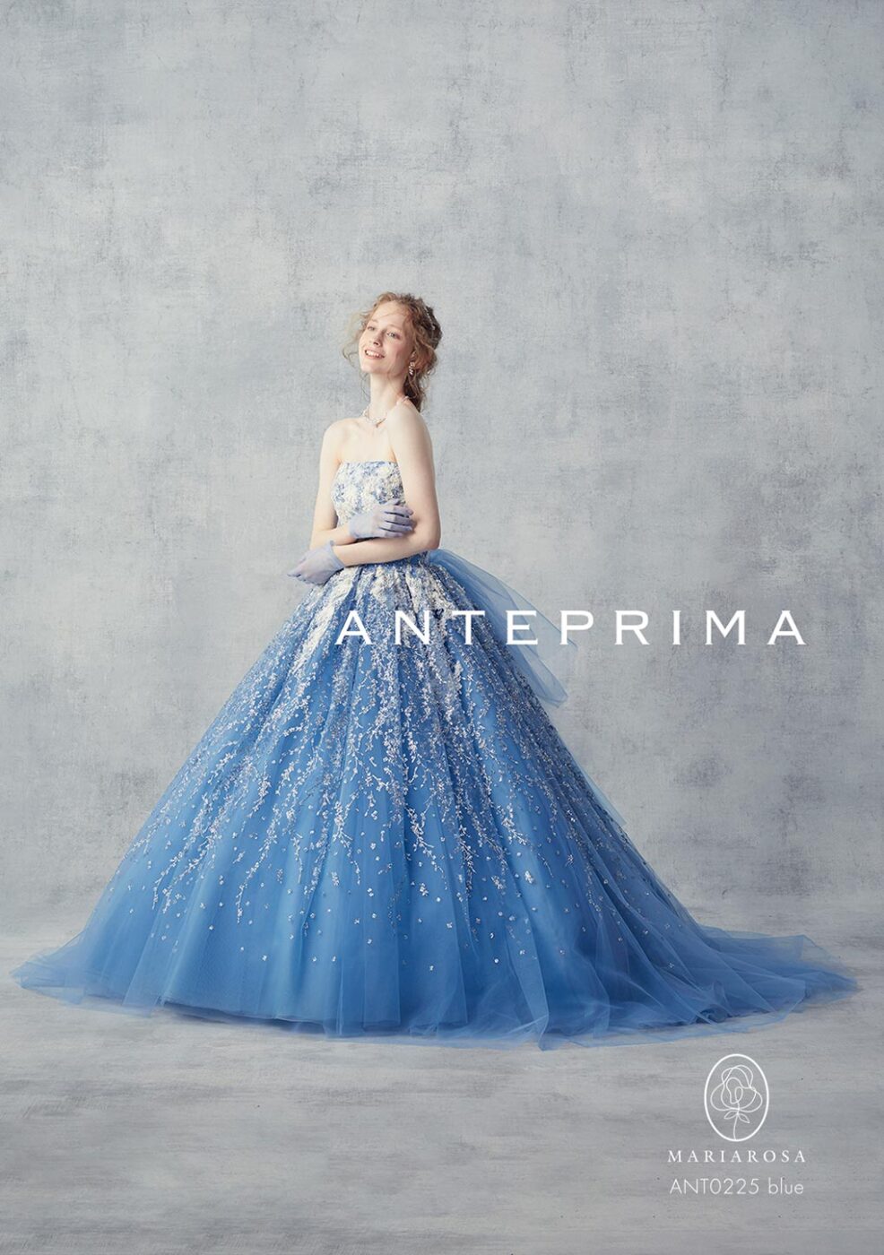 ANT0225_blue【結婚式 カラードレス レンタル】