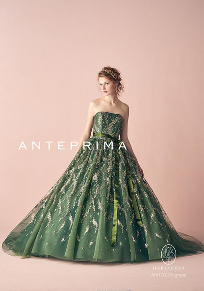 ANT0233_green【結婚式 カラードレス レンタル】