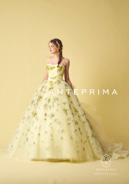 ANT0256_yellow【結婚式 カラードレス レンタル】