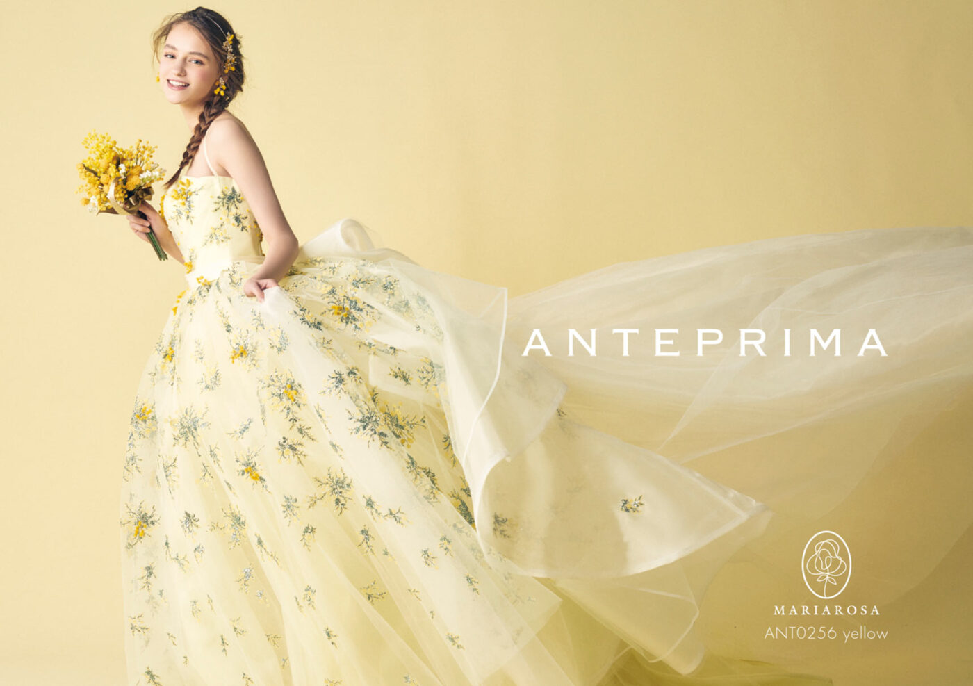 ANT0256_yellow【結婚式 カラードレス レンタル】